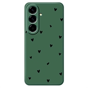 Samsung Galaxy A37 Hartpatroon Slim TPU Hoesje - Groen / Zwart