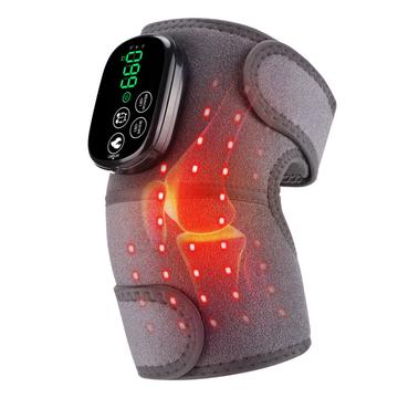 Verwarmde kniebrace met infrarood lichttherapie - 5 niveaus instelbare warmte & rood licht stimulator