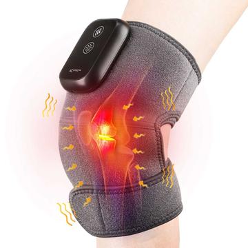 Verwarmde Kniemassager met Infraroodtherapie - Trillen op 3 niveaus