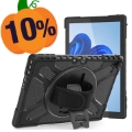 Microsoft Surface Pro 9 Heavy Duty 360 Cover met Polsbandje - Zwart