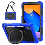 Lenovo Tab M11/Idea Tab Heavy Duty 360 Cover met Polsbandje - Donkerblauw
