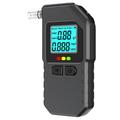 Zeer nauwkeurige digitale alcoholtester met gesproken waarschuwing - Zwart