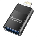 Hoco UA17 USB 2.0 naar Lightning OTG Adapter - Zwart