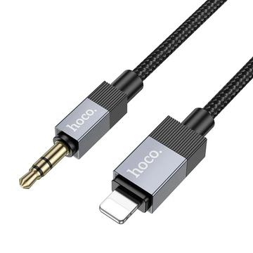 Hoco UPA32A Lightning-naar-3.5mm-audiokabel - 1m - Zwart