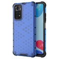 Xiaomi Redmi Note 11/11S Honeycomb Armored Hybride Hoesje - Blauw