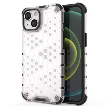 Honeycomb Armored iPhone 14 Hybrid Hoesje