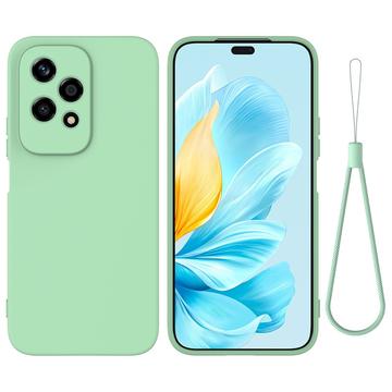 Honor 200 Lite Liquid Siliconen Hoesje - Groen