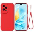 Honor 200 Lite Liquid Siliconen Hoesje - Rood