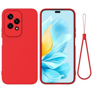 Honor 200 Lite Liquid Siliconen Hoesje - Rood