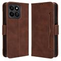 Honor 200 Smart/X7c kaarthouder portemonnee hoesje - Bruin