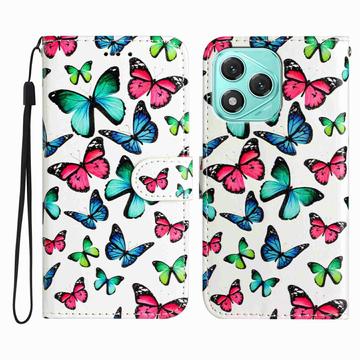 Honor 400 Lite Wonder Series Portemonnee Hoesje - Kleurrijke vlinders