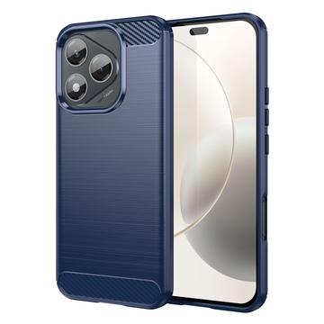 Honor 400 Lite Geborsteld TPU Hoesje - Koolstofvezel