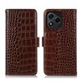 Honor 400 Lite Crocodile Series Wallet Leren Hoesje met RFID