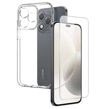 Honor 400 Lite Northjo 2-in-1 Beschermingsset - Doorzichtig