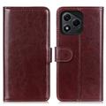 Honor 400 Lite Portemonnee Hoesje met Magnetische Sluiting - Bruin