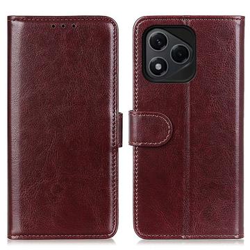 Honor 400 Lite Portemonnee Hoesje met Magnetische Sluiting - Bruin