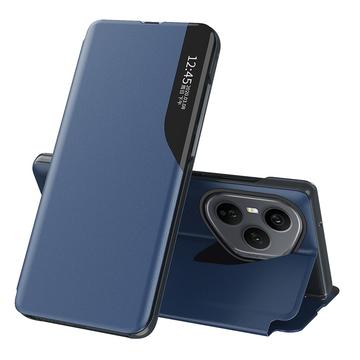 Honor 400 Pro Smart Clear View Flip Hoesje - Blauw