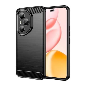 Honor 400 Pro Geborsteld TPU Hoesje - Koolstofvezel