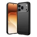 Honor 600/600 Pro Geborsteld TPU Hoesje - Koolstofvezel