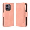 Honor 600 Lite kaarthouder portemonnee hoesje - Roze