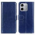 Honor 600 Lite Portemonnee Hoesje met Standaard - Blauw