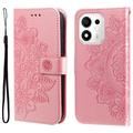 Honor 600 Smart Mandala-portemonneehoesje met polsbandje - Roze