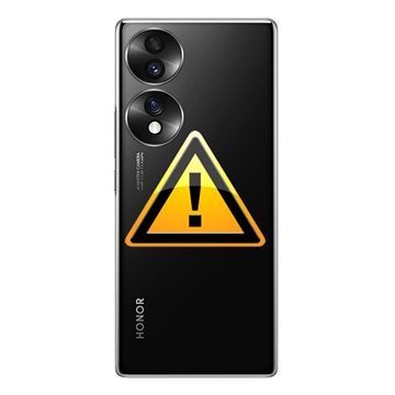 Honor 70 Batterij Cover Reparatie - Zwart
