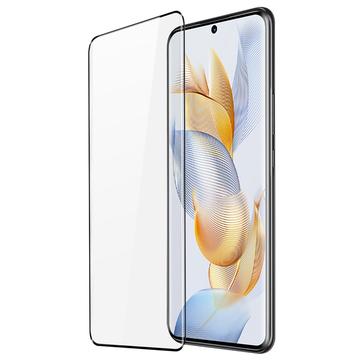 Honor 90 Dux Ducis Medium Alumina Glazen Screenprotector - Zwarte Rand