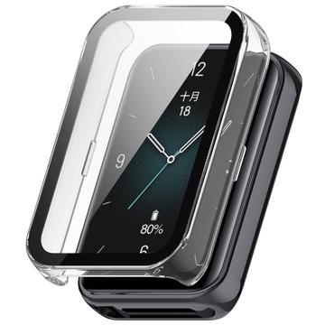 Honor Band 9 Plastic Hoesje met Glazen Screenprotector - Doorzichtig