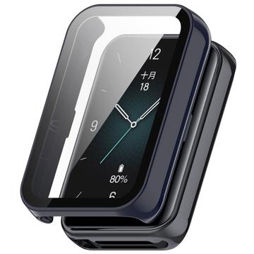Honor Band 9 Plastic Hoesje met Glazen Screenprotector - Donkerblauw