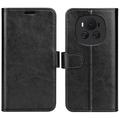 Honor Magic6 Portemonnee Hoesje met Magnetische Sluiting - Zwart