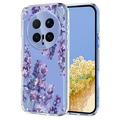 Honor Magic8 Pro TPU-hoesje met bloemenpatroon - Blauweregen