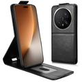Honor Magic8 Pro Verticale Flip Hoesje met standaard - Zwart