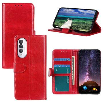 Honor X20 SE Portemonnee Hoesje met Magneetsluiting - Rood