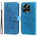 Honor X5c Plus Mandala Series Portemonnee-hoesje - Blauw