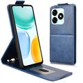 Honor X5c Plus Verticale Flip Hoesje met Standaard - Donkerblauw