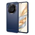 Honor X60 Geborsteld TPU Hoesje - Koolstofvezel