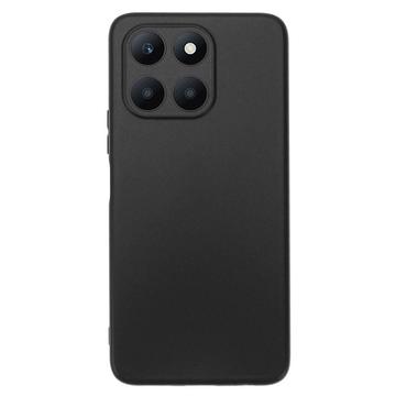 Honor X6a Anti-Vingerafdruk Mat TPU Hoesje - Zwart