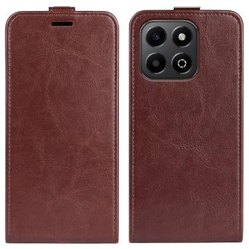 Honor X6b Verticale Flip Hoesje met Kaartsleuf - Bruin