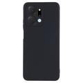 Honor X7a Anti-Vingerafdruk Mat TPU Hoesje - Zwart