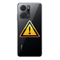 Honor X7a Batterij Cover Reparatie - Zwart