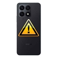 Honor X8a Batterij Cover Reparatie - Zwart