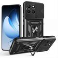 Honor X8c Roterende ring hybride hoesje met camera schild