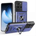 Honor X8c Roterende ring hybride hoesje met camera schild