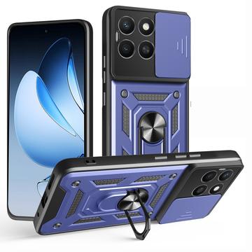 Honor X8c Roterende ring hybride hoesje met camera schild