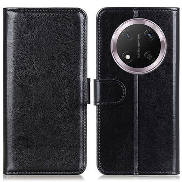 Honor X60 Pro/X9c/Magic7 Lite Portemonnee Hoesje met Magnetische Sluiting - Zwart