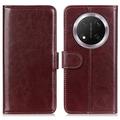 Honor X60 Pro/X9c/Magic7 Lite Portemonnee Hoesje met Magnetische Sluiting - Bruin