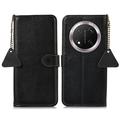 Honor X60 Pro/X9c/Magic7 Lite Leren Portemonnee Hoesje met RFID - Zwart