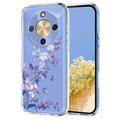 Honor X70/X9d/Magic8 Lite TPU-hoesje met bloemenpatroon - Paars