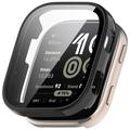 Huami Amazfit Bip 6 Plastic Hoesje met Glazen Screenprotector - Zwart